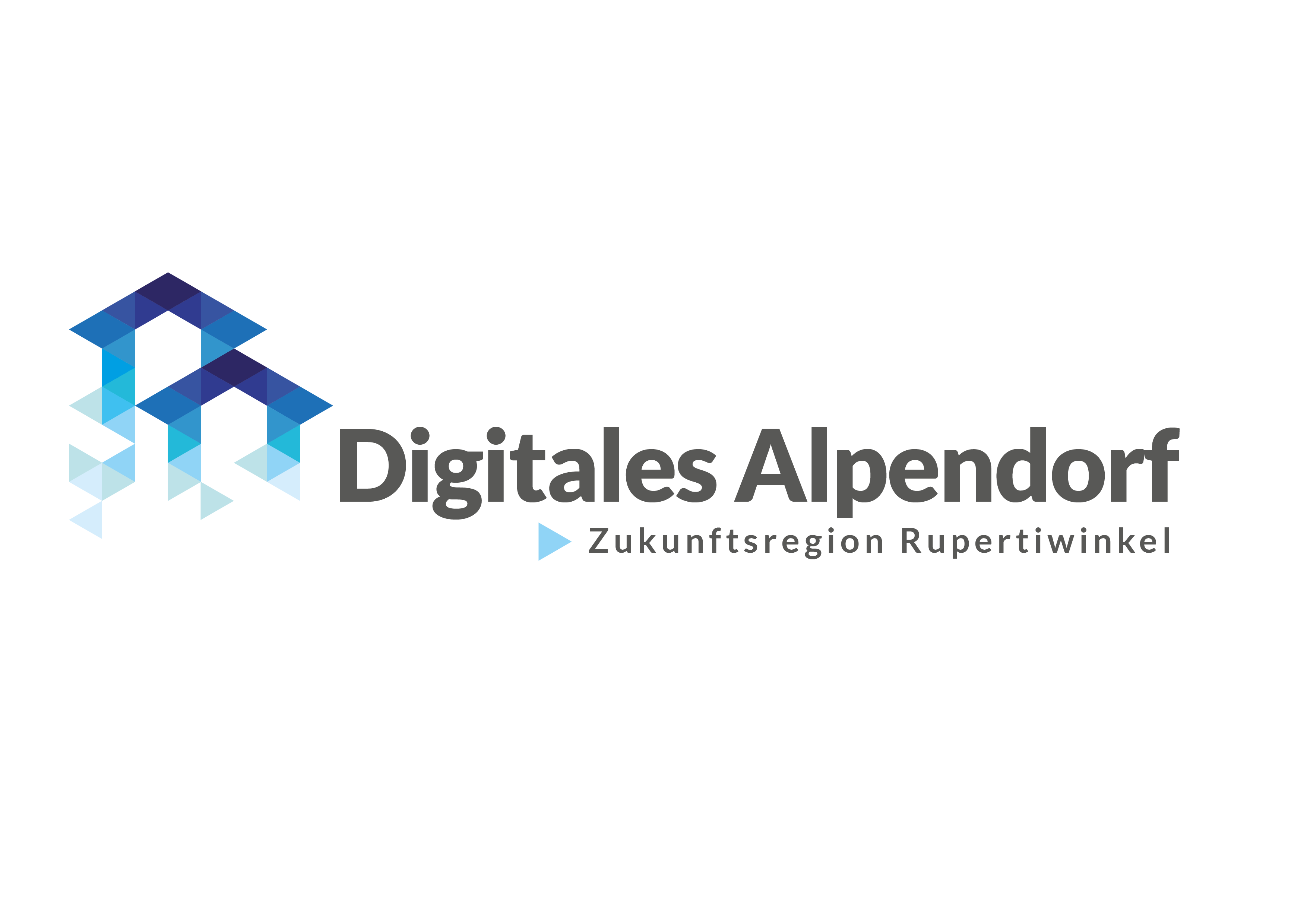 Logo "Digitales Alpendorf Zukunftsregion Rupertiwinkel"